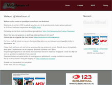 Tablet Screenshot of motorforum.nl